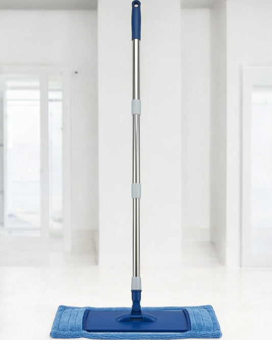 Fgbwv Flat Microfiber Mop Blue 130 cm