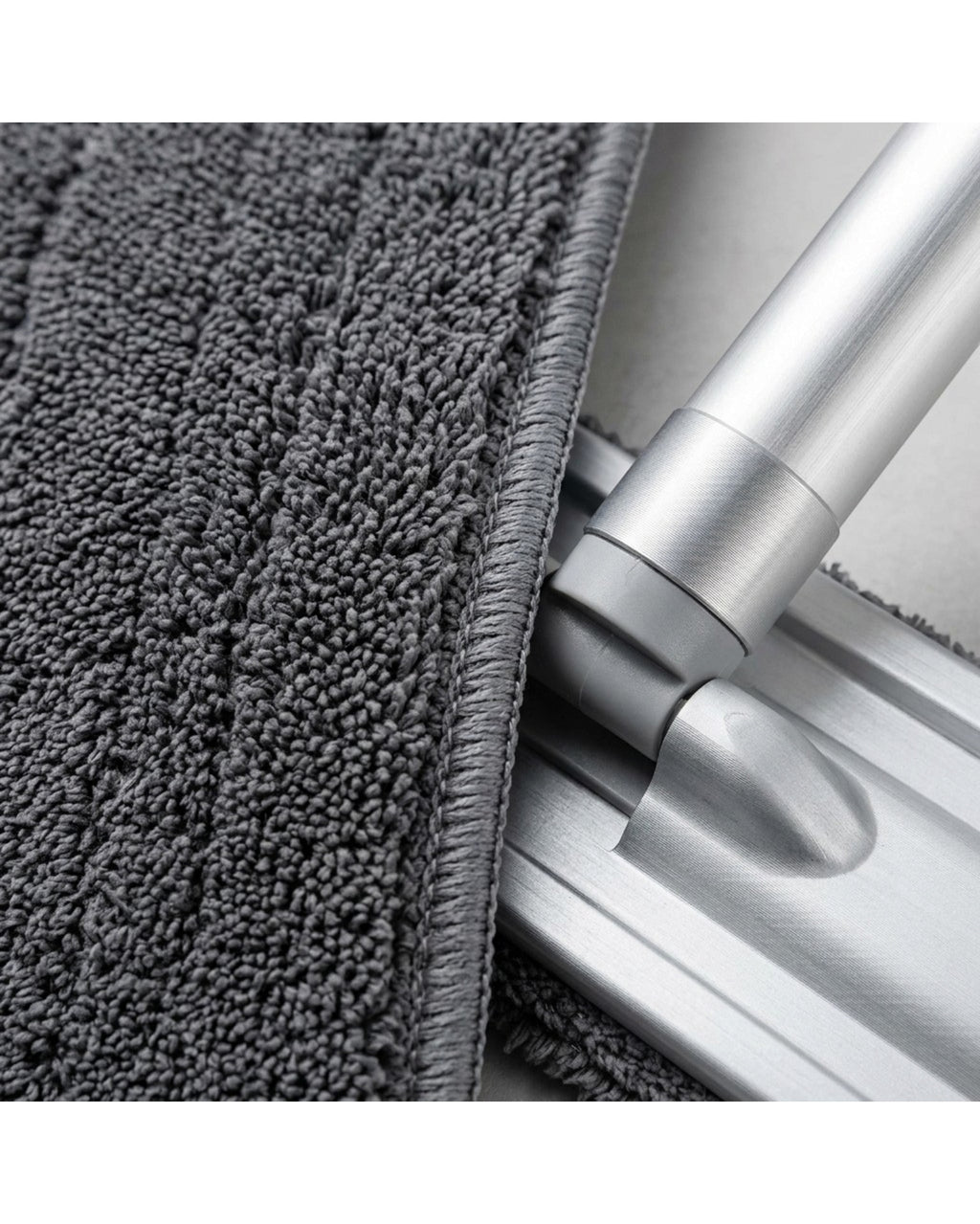 Fgbwv Microfiber Flat Mop Reusable Pads 18 in Gray