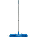 Fgbwv Dust Mop Extendable Handle Chenille Pad Blue